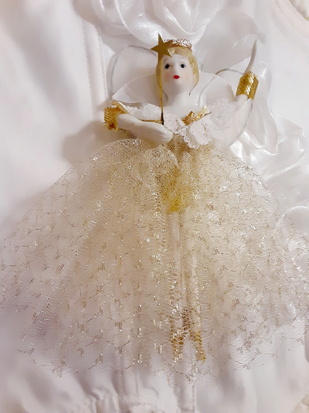 Vintage Angel Ballerina Fairy Ornament Doll